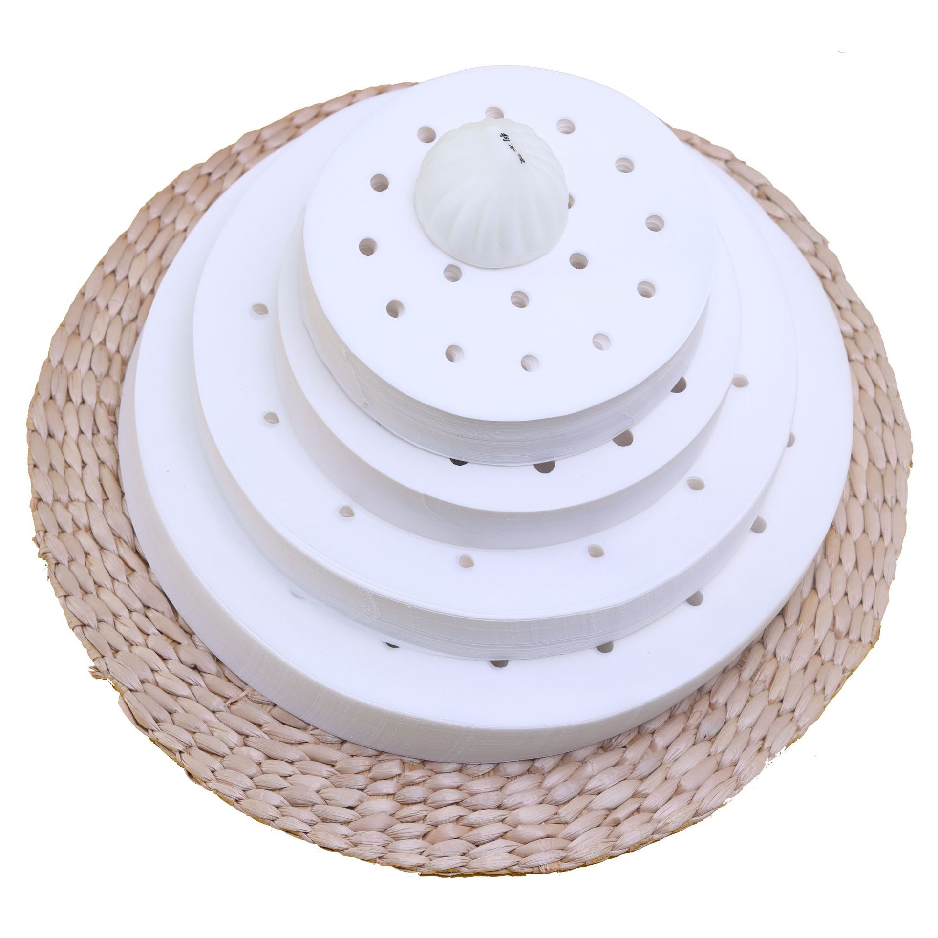  Steamed steamed buns baked with steamer paper Steamed steamer mat Food grade household steamer clot